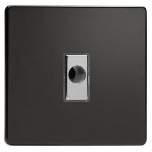 VARILIGHT MATT BLACK FLEX OUTLET PLATE