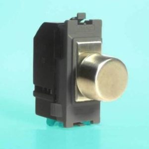 VARILIGHT POWERGRID MODULE 250W 2 WAY MULTI PURPOSE DIMMER BRUSHED STEEL GP250S