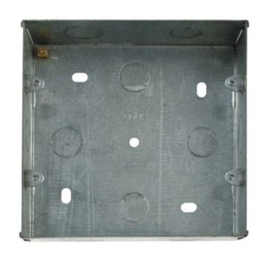 CLICK 6/8 MINIGRID SWITCH MODULE 2-TIER 47MM GALV FLUSH BACK BOX