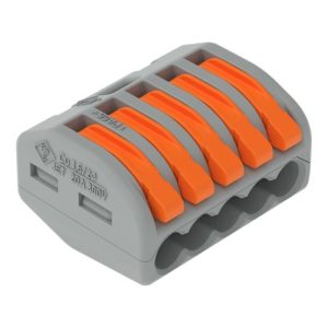 WAGO 5-PORT 32A(4MM)LEVER CONNECTOR(40)