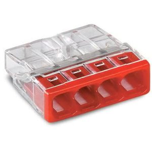 WAGO 4-PORT 24A(2.5MM) PUSH CONNECTOR(20PK)