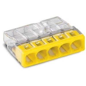 WAGO 5-PORT 24A(2.5MM) PUSH CONNECTOR(PK.20)