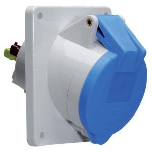 CEE NORM 16A 240V 2P+E PANEL SOCKET (12772)