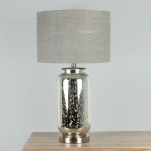 WIDDOP HESTIA TABLE LAMP WITH METAL BASE & BEIGE S
