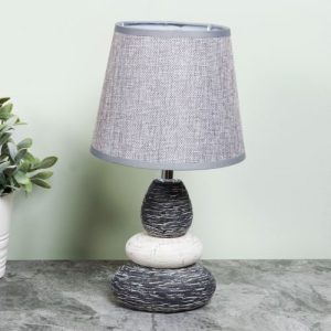 WIDDOP MOROCCAN COLLECTION PEBBLE LAMP WITH GREY S