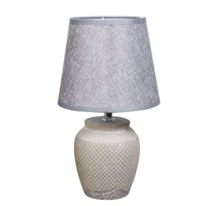 WIDDOP MOROCCAN COLLECTION CERAMIC LAMP WITH GREY