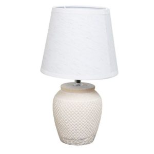 WIDDOP MOROCCAN COLLECTION CERAMIC LAMP WITH WHITE