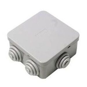 WATERPROOF 86mm X 86MM X 41mm SQUARE BOX IP54