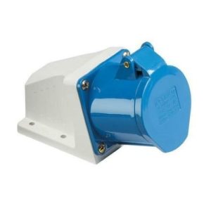 16A 240V 2P+E BLUE SURFACE SOCKET