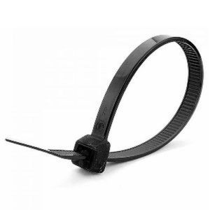 CABLETIE 370 X 4.8MM BLACK 20PK