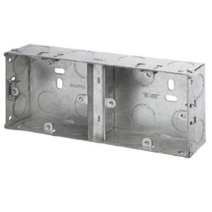 1G+1G 25MM METAL BACK BOX