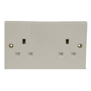 2G 13A UNSWITCHED SOCKET