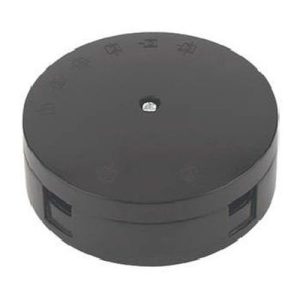 30A 3-TERMINAL HEAVY DUTY BLACK JUNCTION BOX