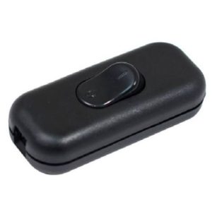 3 CORE 6A IN-LINE SWITCH BLACK