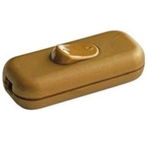 3 CORE 6A IN-LINE SWITCH GOLD