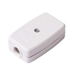 SOLID FLEX CONNECTOR 5A 2 CORE WHITE