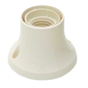 PLASTIC WHITE ES BATTENHOLDER