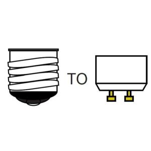 ES TO GU10 L1 LAMP ADAPTOR