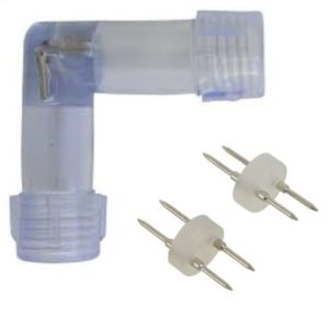2 WAY CORNER COUPLER FOR LED ROPE LIGHT