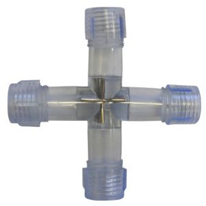 4 WAY CROSS COUPLER FOR LED ROPE LIGHT