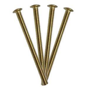 3.5 X 35MM BRASS EXT. SCREWS 4PK