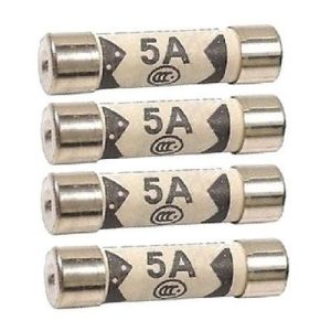5A 1" BS1362 PLUG FUSES 4PK