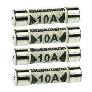 10A 1" BS1362 PLUG FUSES 4PK