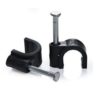 7MM ROUND CLIPS BLACK 10PK
