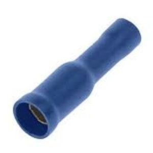 BLUE 4MM FEMALE BULLET TERMINALS (10)