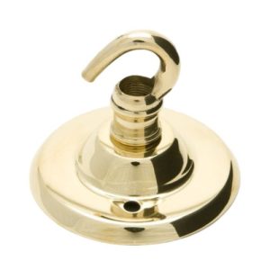 POLISHED BRASS CEILING HOOK