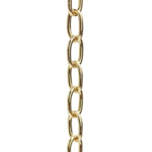 1MTR POLISHED BRASS CHAIN