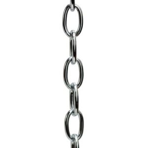 1MTR POLISHED CHROME CHAIN