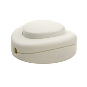 3C 2A INLINE WHITE FOOT SWITCH