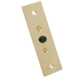 BRASS FLUSH PUSH TO BREAK DOOR SWITCH