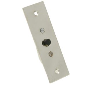 CHROME FLUSH PUSH TO BREAK DOOR SWITCH