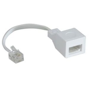 RJ11 PLUG-BT SOCKET 23CM LEAD