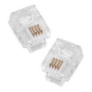 RJ11 PLUGS 2PK