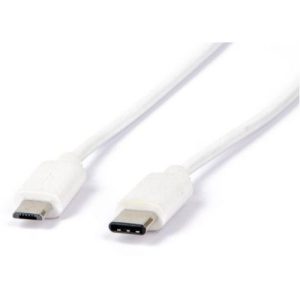 USB-C TO MICRO USB 1METRE LEAD WHITE