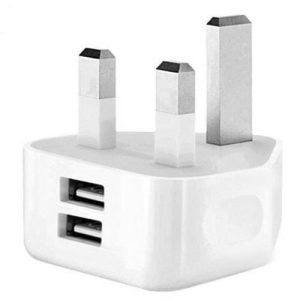 TWIN USB 2100MA MAINS PLUG-IN CHARGER