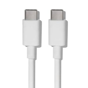 USB-C PLUG TO USB-C PLUG - 2M - WHITE