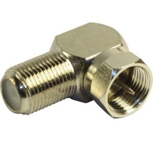 R/ANGLE F-PLUG - F-SOCKET