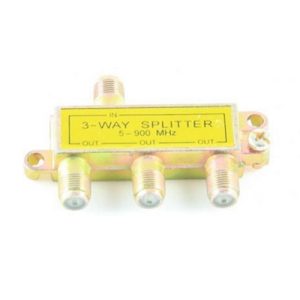 3 WAY SATELLITE AERIAL SPLITTER