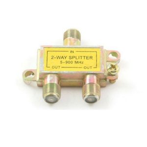 2 WAY SATELLITE AERIAL SPLITTER