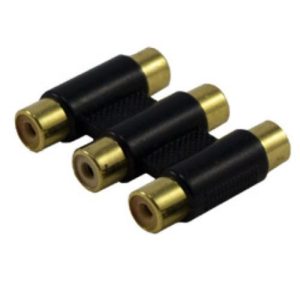 3 WAY PHONO COUPLER
