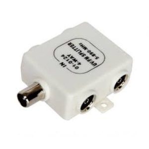 4-WAY INDOOR UHF/FM SPLITTER