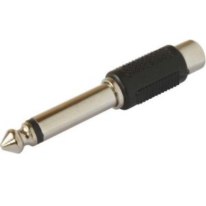 6.35MM MONO PLUG - PHONO SOCKET ADAPTOR