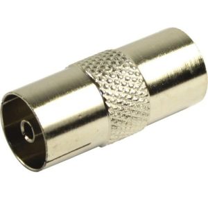 METAL MALE TV COUPLER 2PK