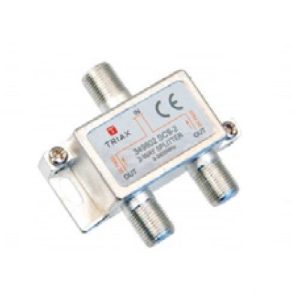 2 WAY F SPLITTER 5-2400MHZ