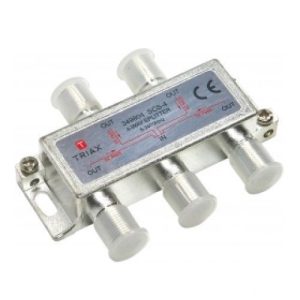 4 WAY F SPLITTER 5-2400MHZ