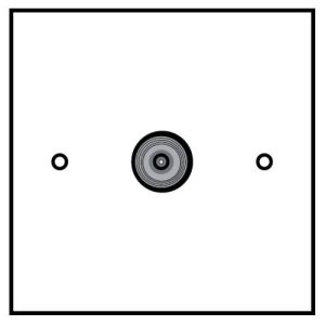SINGLE FLUSH SATELLITE PLATE